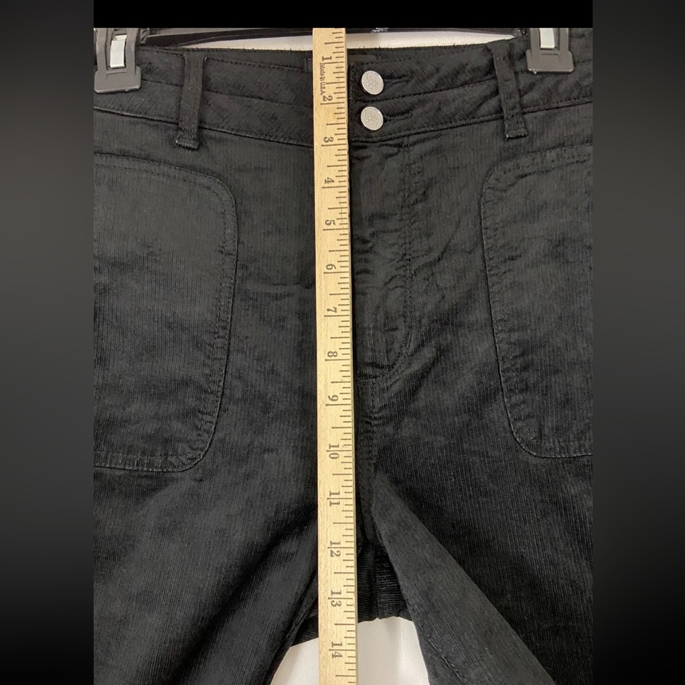 Bebe Black Velvet Cordoroy Bellbottom Bootcut Jeans Pants NEW Sz30x34 (sku44) - Picture 10 of 16
